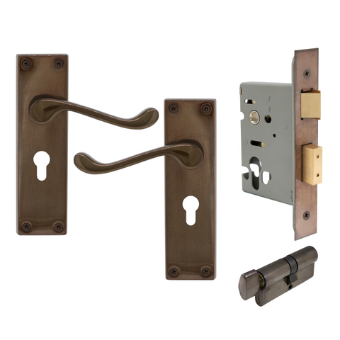 York Square Longplate - Euro Locking Set