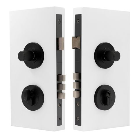 NIDO Double Turn Lock Kit Linear BLK