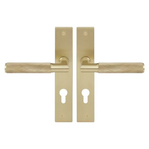 Lumina Longplate Lever Set E85 - Diamond