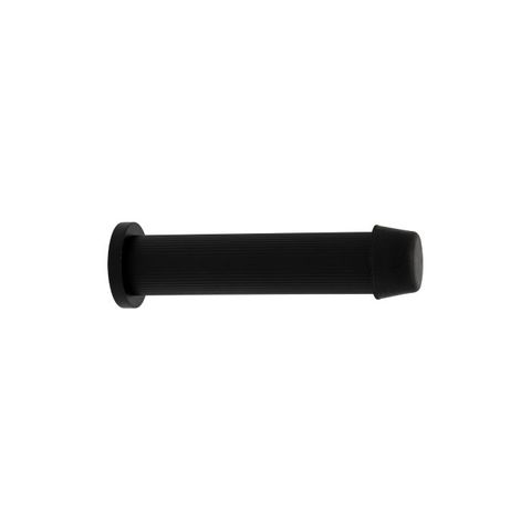 85mm Doorstop Linear Knurl BLK