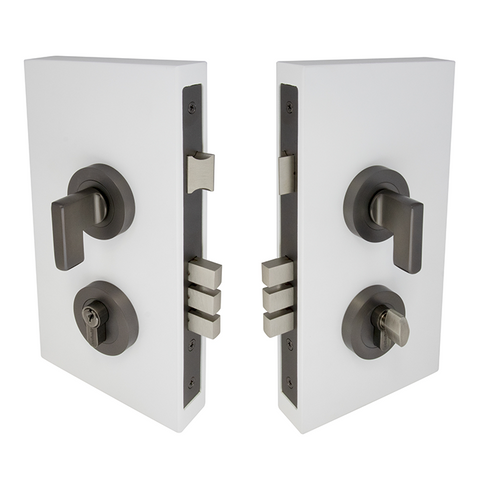 Mini Lever Entrance Lock Kit Round 60mm