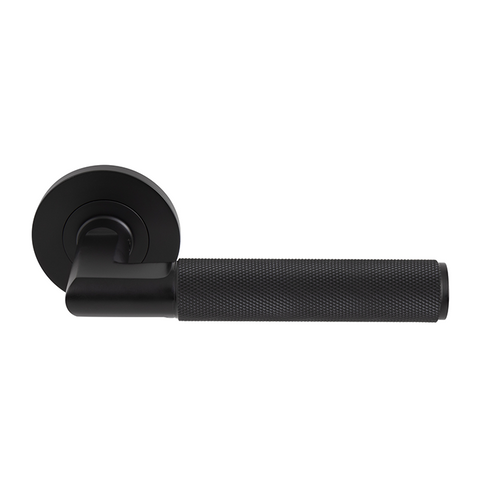 NIDO - Lumina Lever Set - Knurled - BLK