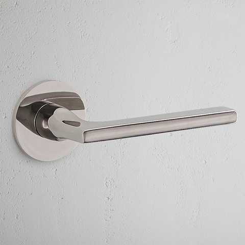 Clayton Flush Rose Sprung Lever PN