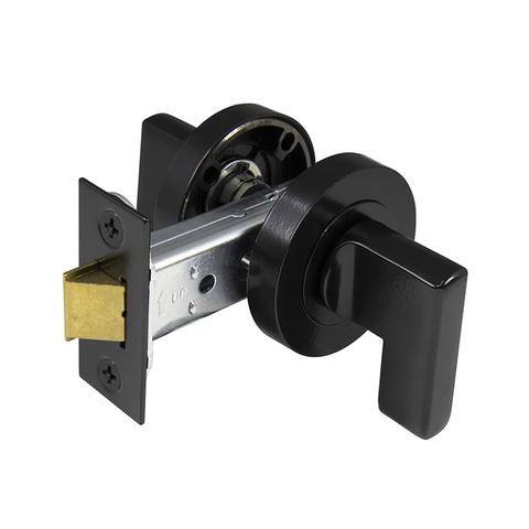 Mini Lever Latch Set - 60mm B/S Rnd. Ros