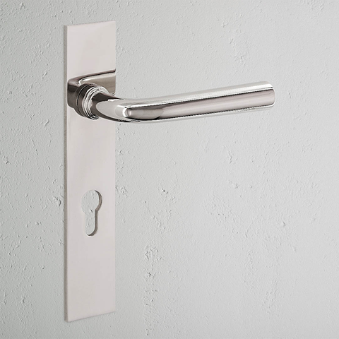 Apsley Long Plate Sprung Lever & Euro PN