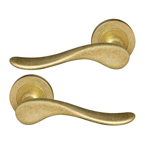 Haven 52mm Round Rose Lever Set