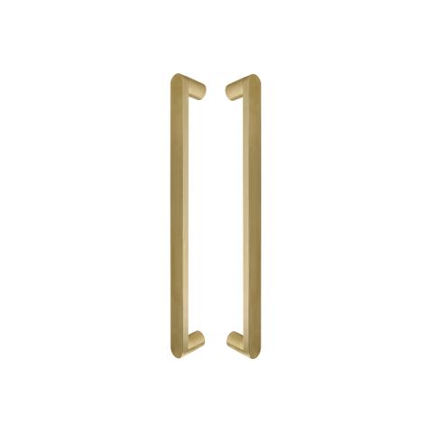Kepler Brass Pull Handle - 400mm