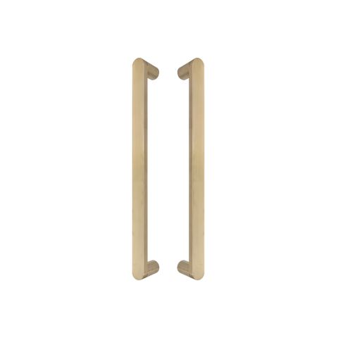 Kepler Brass Pull Handle - 400mm