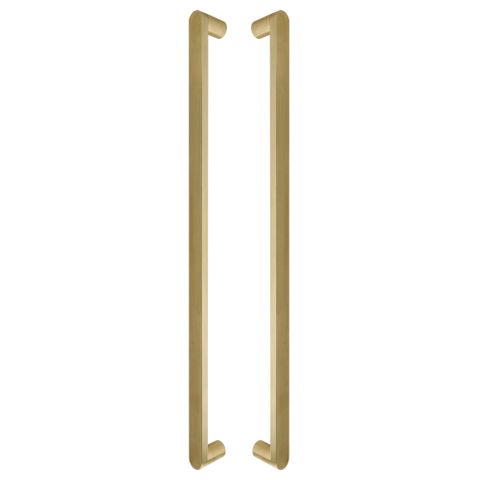 Kepler Brass Pull Handle - 600mm
