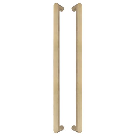 Kepler Brass Pull Handle - 600mm
