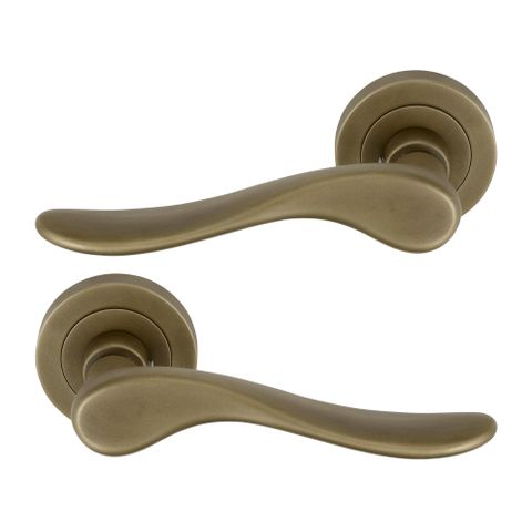 Haven 52mm Round Rose Lever Set