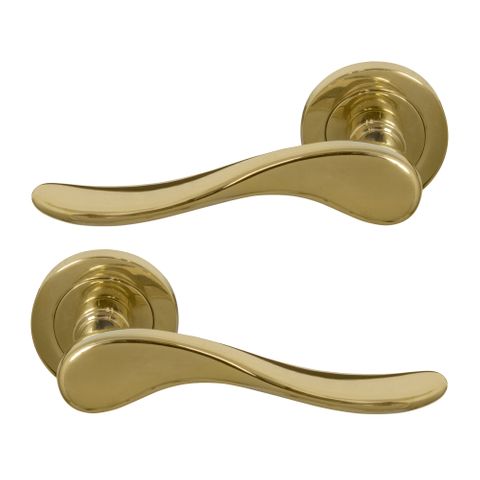 Haven 52mm Round Rose Lever Set