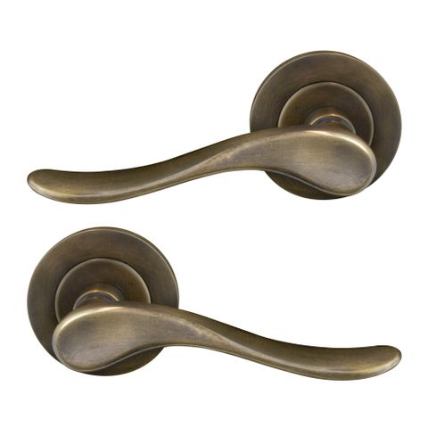Haven 64mm Large Rose Lever Set