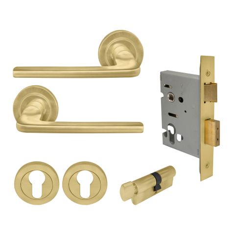 Chalet Round Rose Entrance Set - E48