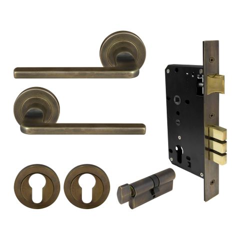 Chalet Round Rose Entrance Set - E85