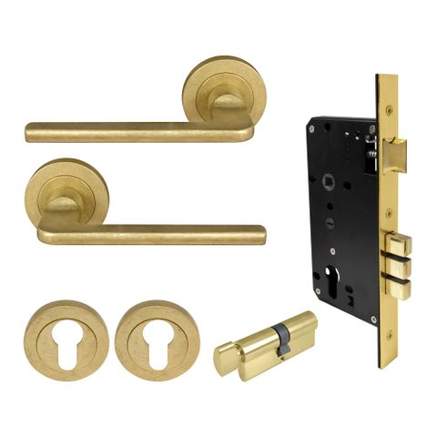 Chalet Round Rose Entrance Set - E85