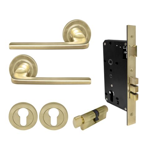 Chalet Round Rose Entrance Set - E85
