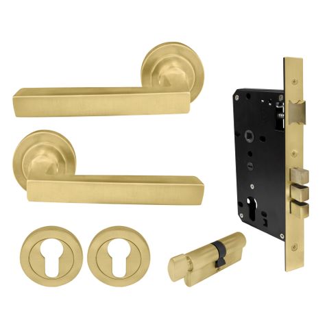 Federal Round Rose Entrance Set - E85