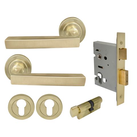 Federal Round Rose Entrance Set - E48