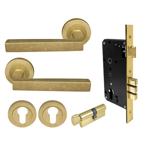 Federal Round Rose Entrance Set - E85
