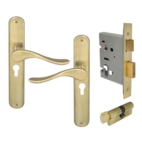 Haven Longplate Oval Entrance Set - E48