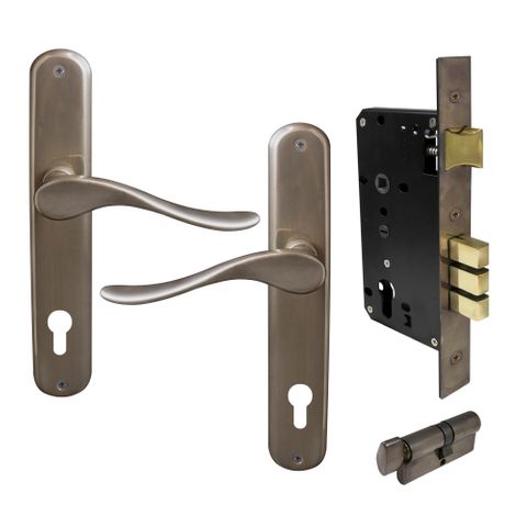 Haven Longplate Oval Entrance Set - E85