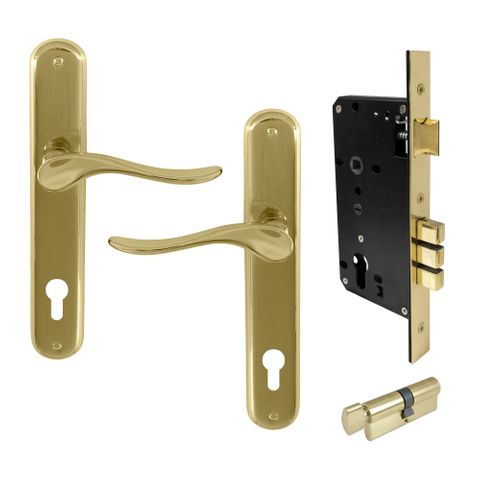 Haven Longplate Oval Entrance Set - E85
