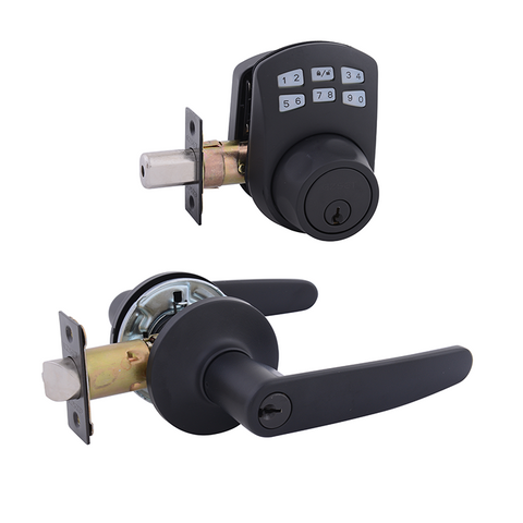 EZSET Digital Deadbolt + Hawthorn BLK