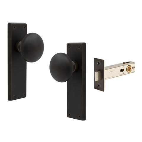 Sutton Square Longplate - Passage Set