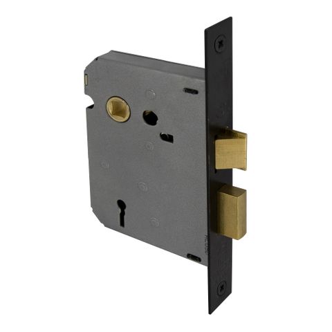 57mm 3 Lever Mortice Lock (78mm Case) BL