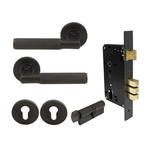 NIDO Lumina Entrance Linear Knurled DRB