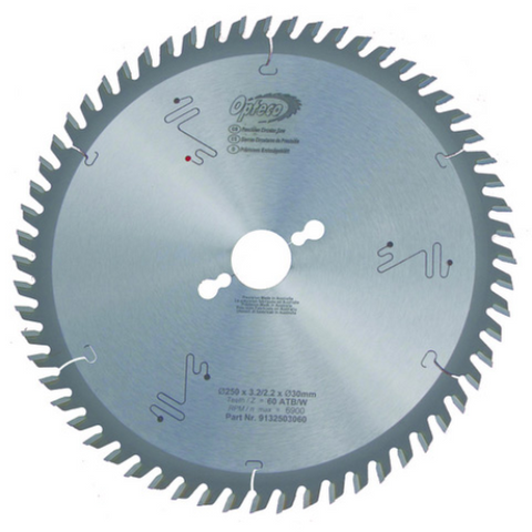 PANEL SIZING BLADE, 250MM DIAMETER X 60 TEETH