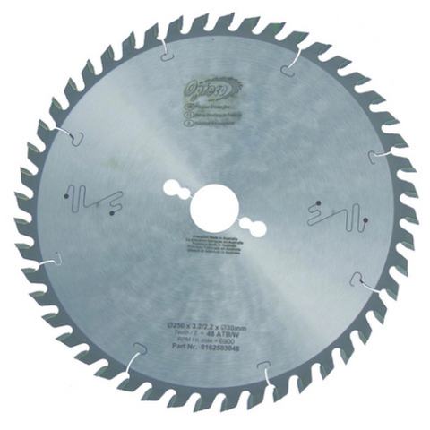 TIMBER & WOOD BLADE, 250MM DIAMETER X 48 TEETH