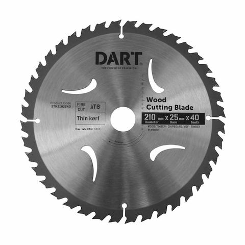 210MM TIMBER BLADE - 40T FINE CUT