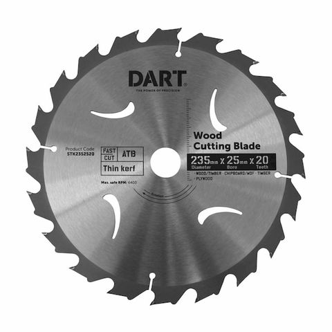 235MM TIMBER BLADE - 20T FAST CUT