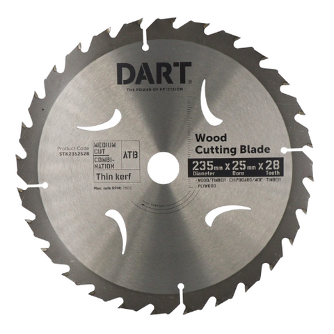 235MM TIMBER BLADE - 28T MEDIUM CUT