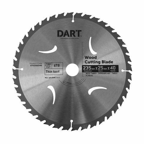 235MM TIMBER BLADE - 40T FINE CUT