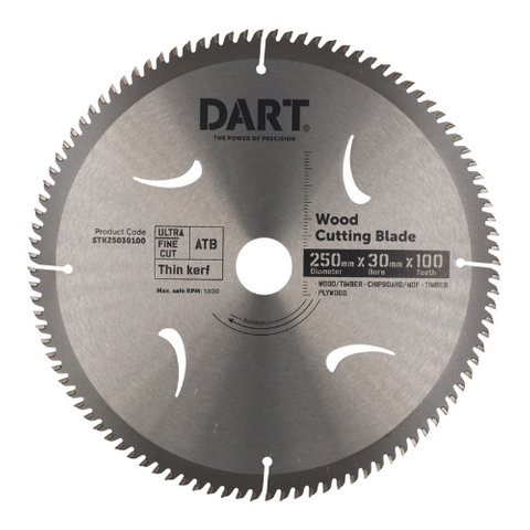 250MM TIMBER BLADE - 100T ULTRA FINE CUT