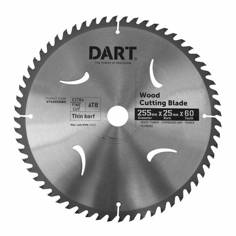 255MM TIMBER BLADE - 60T MEDIUM CUT