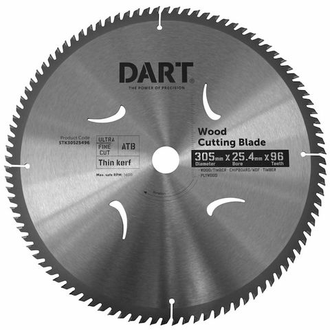 305MM TIMBER BLADE - 96T FINE CUT