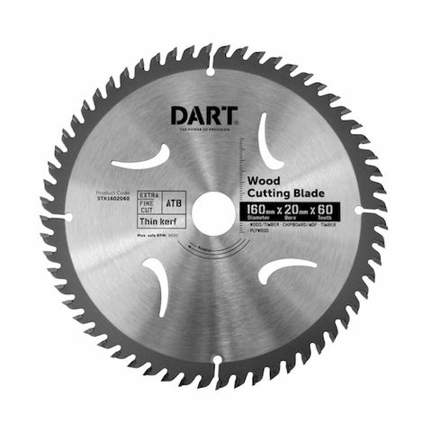 160MM TIMBER BLADE - 60T EXTRA FINE CUT