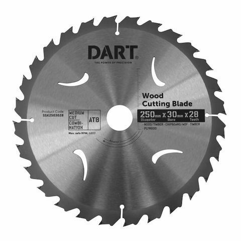 250MM TIMBER BLADE - 28T FAST CUT