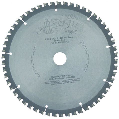 METAL SONIC BLADE 180MM DIA X 54T