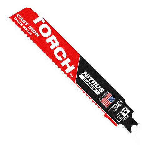 BLADE RECIPRO MILW TORCH NITRUS CARBIDE 150MM