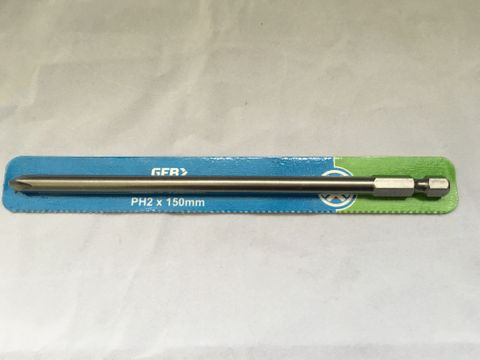 DRIVER INSERT BIT - PHILLIPS #2 150MM