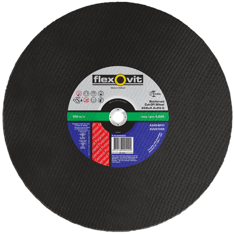 DISC CUT OFF METAL FLEXOVIT 406X4.4X20MM HS