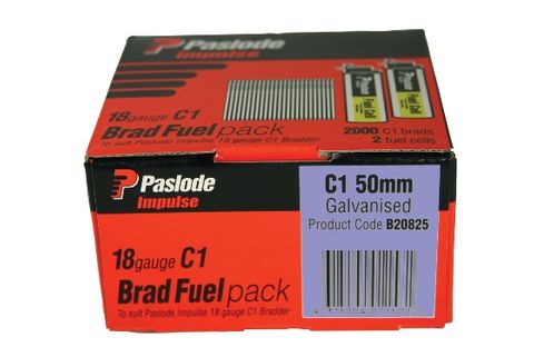 NAIL BRAD PASLODE 32MM C132 GALV+GAS (BOX 2000)