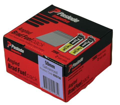 NAIL BRAD PASLODE TRIM MASTER 63MM ZINC+GAS B 2000