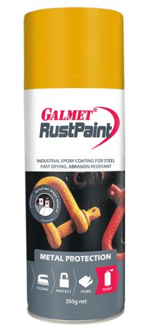 PAINT SPRAY GALMET RUST GOLDEN YEL EPOXY  350G