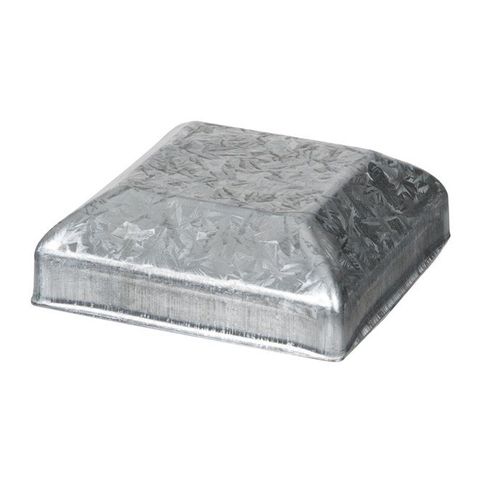 POST CAP GALV 90X90MM